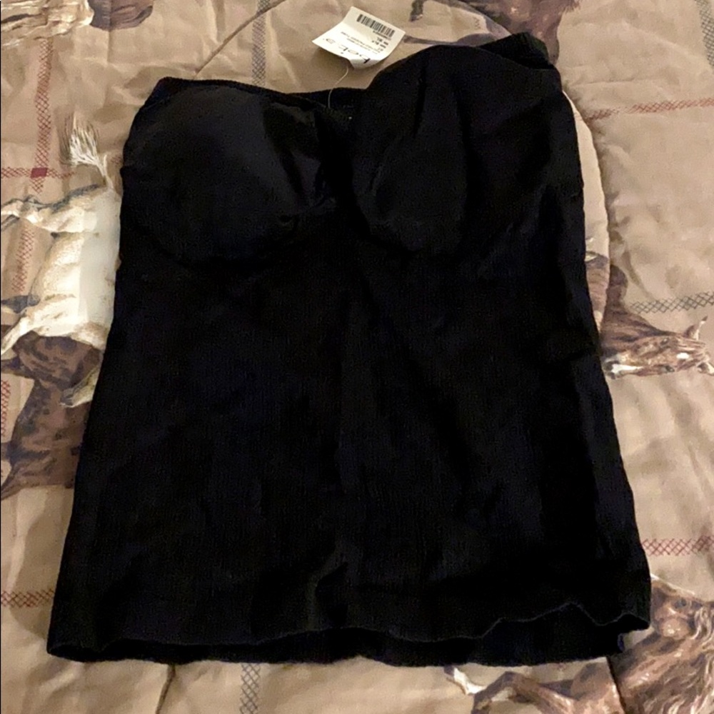 I am selling a ruched padded tube top.